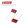 uxcell 20Pcs CBB22 400V 104J 5% Tolerance Through Hole Metallized