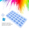 Gouache Paint Box 24 Well Storage Palette Box Portable Plastic