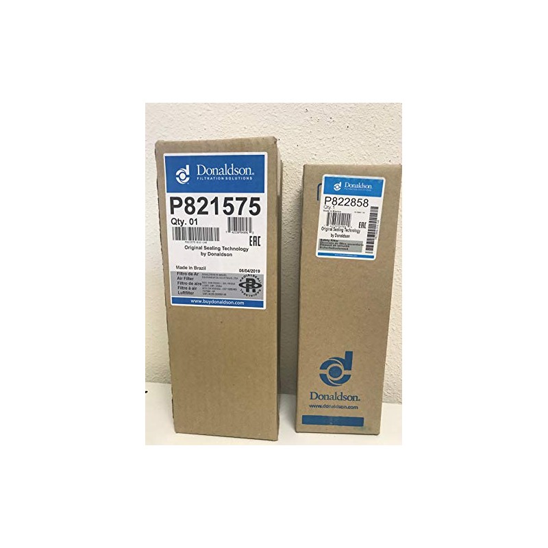 Donaldson P821575 & P822858 Air Filter Set Compatible with Donaldson