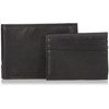 Buxton Men's Emblem Double Id Billfold Wallet, Black, One Size