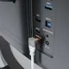 deleyCON 10 m HDMI 90° Angle Cable - Compatible with