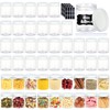 sietpoek 48 PCS 8 OZ Plastic Jars with Screw On