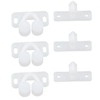 3Pcs White Marine Boat Ball Catch Door Cupboard Spring Back