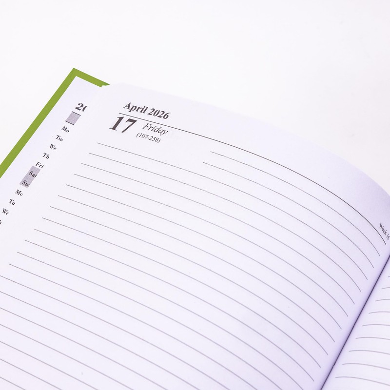 evelay 2026 Diary A4 A5 Day to Page Hardback Full