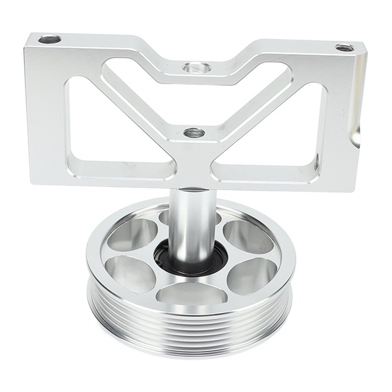 Air Pump Idler Bracket with Pulley Metal Replacement for Ford