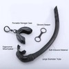 Silicone Foldable Snorkel with Compact Storage Case Women Men Roll