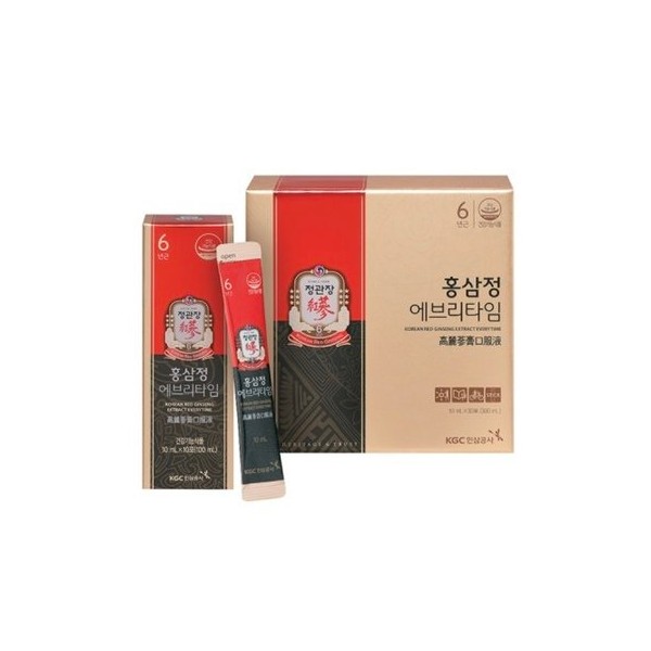 CheongKwanJang Red Ginseng Extract Everytime (10mlx30 packets)/Red Ginseng Stick Product/Department Store Same Product / 정관장 홍삼정 에브리타임(10mlx30포)/홍삼스틱제품/백화점 동일상품