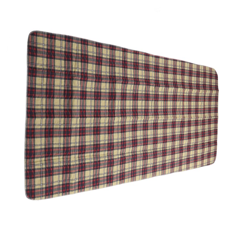 Incontinence Bed Pads Stain Masking Washable Reusable Plaid Underpads for