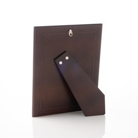 ARTÉ 10x15 cm Picture Frame, Made in Italy, Elegant Silver Plated, Tarnish Resistant, Beautiful Silver Plated Frame with Mahogany Wood Backing 110T/10x15