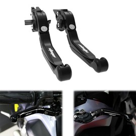 xitomer Extendable Foldable Motorcycle Brake Clutch Levers, Fit for Sportster Nightster 2023 2022 /Sportster Pan America RA1250, Motorcycle Adjustable Handle Levers (Black)