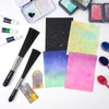 2Pcs/Set Splatter Brush Abstract Art Brush |Flat/Round Splatter Brush| for