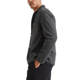 WZIKAI Men's Casual Sport Coat Jacket Regular Fit Lightweight Suit Jacket for Men Dark Grey XXL