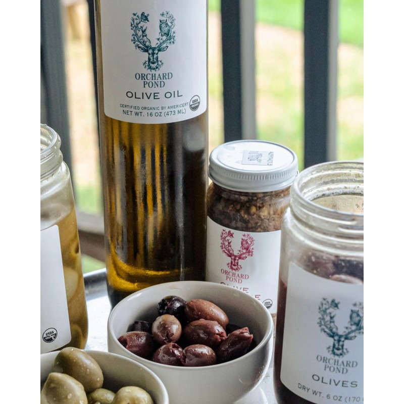 Orchard Pond Organic Extra Virgin Olive Oil - Smooth &