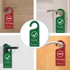 CHGCRAFT 2Pack Vacant Occupied Door Hanger Sign Engraved Acrylic Door