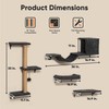 FUKUMARU Cat Wall Shelves, Stable & Safe 4 in 1