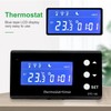 NEKOSUKI PID Day Night Thermostat Digital Dimming Thermostat with Timer,