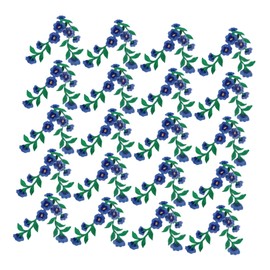 KONTONTY 10pcs Embroidered Appliques DIY Flower Patches for Clothes and Easy to Use