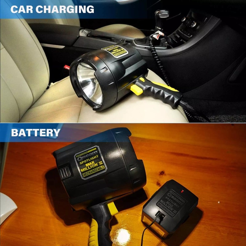 Brinkmann 800-2380-W Max Million III Rechargeable Spotlight Offroad