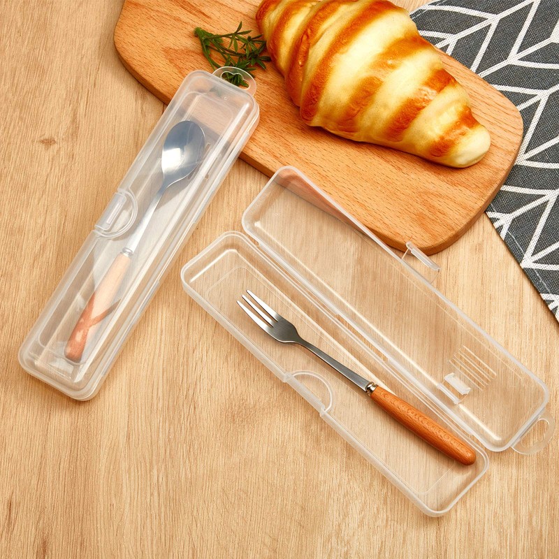Patelai 2 Pack Travel Size Toothbrush Case Holder Portable Clear