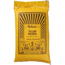 Roland Foods Medium Grain Yellow Polenta from Italy, 5 Lb Bag