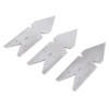 ChgImposs Screw Thread Pitch Cutting Gauge Tool Set, Stainless Steel