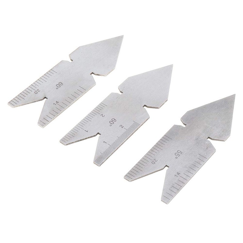 ChgImposs Screw Thread Pitch Cutting Gauge Tool Set, Stainless Steel