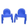 Children’s Factory Baseline 9" Child Chair, Royal Blue, 2 Pack,