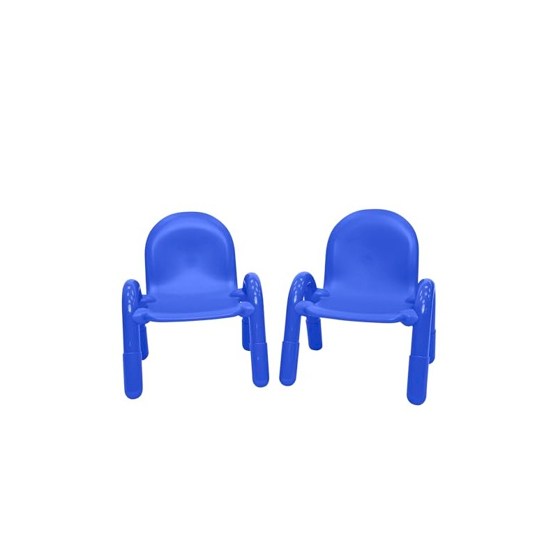 Children’s Factory Baseline 9" Child Chair, Royal Blue, 2 Pack,