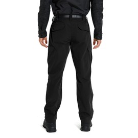 KFUBUO Men's Lightweight Ripstop Tactical Cargo Pants, Water Resistant Hiking Work Pants Relaxed Fit Black