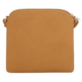 SG SUGU Lightweight Medium Crossbody Bag Shoulder Bag with Tassel and Zipper Pocket (Mustard)