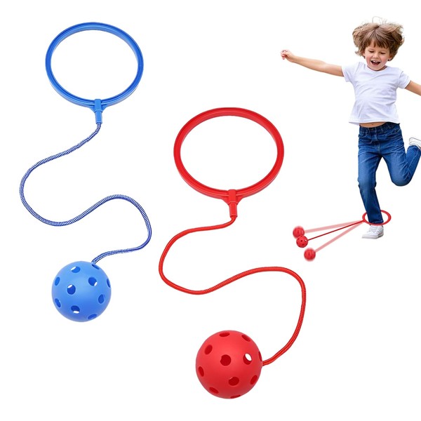 DtgEcd 2 Pcs Ankle Skip Ball for Kids, Ankle Skip