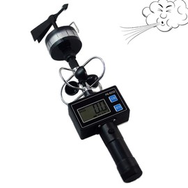 YJINGRUI Wind Speed Meter, Digital Wind Direction Speedometer, Air Flow Meter, 360° Direction, Wind Speed Sensor, Wind Power, Wind Direction, Wind Speed Measurement, Weather Education, Agriculture, Forestry, Environment, Marine, Scientific Research