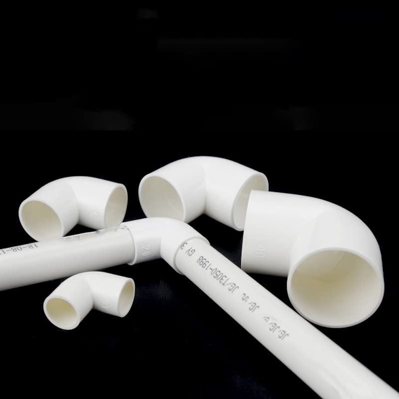 MroMax 50mm ID Slip 90 Degree PVC Pipe Fitting Elbow