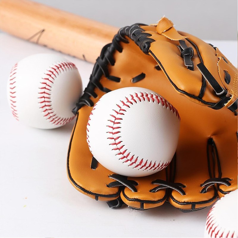 OMYOPY 2 Pack Blank Baseballs Solid Cork Core, 9 Inch