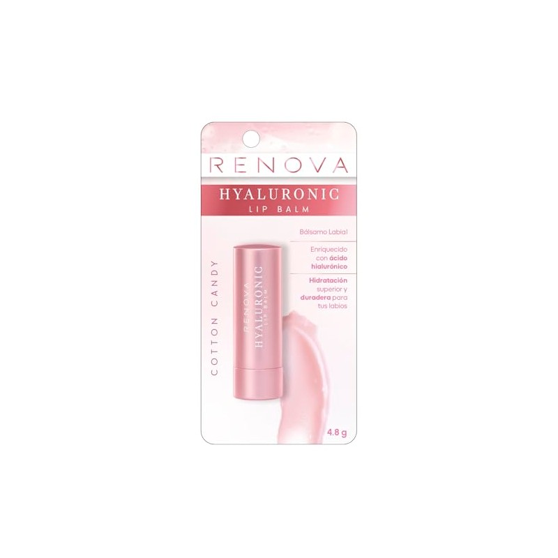 Renova Bálsamo Labial Con Ácido Hialurónico Cottoncandy 4.8g