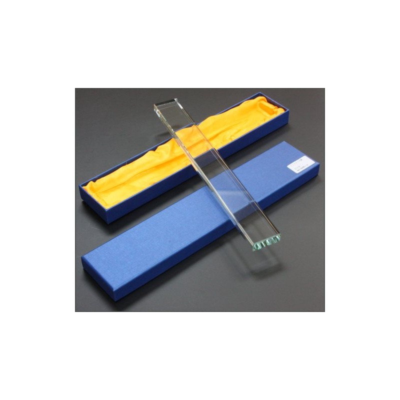 Crystal Mini Paper Weight Square 485g 4 × 1.5 × 33 cm