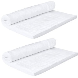 2 PCS 24" x12" x1" (Thick) Ceramic Fiber Blanket Fireproof Insulation Baffle Rated to 2400F, High-Temperature Resistance for Stoves, Kilns, Forges