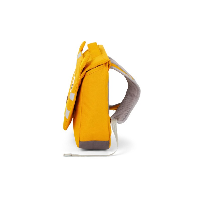 Affenzahn Preschool Bag Music Bag Shoulder Bag Backpack, yellow, Modern