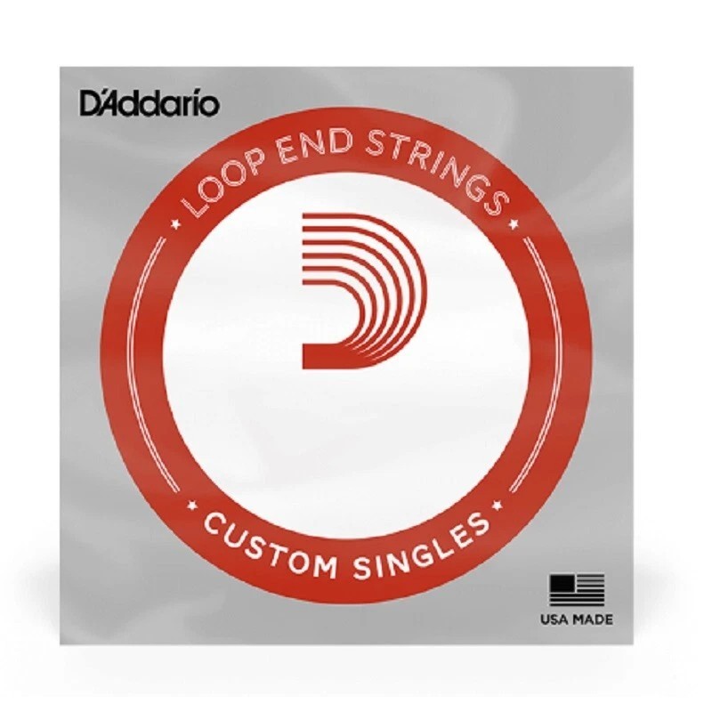 D'Addario .015 Plain Steel Loop End Single String Banjo Mandolin
