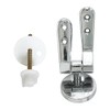 idroblok 03035001 Pair Hinges for Toilet Seats, 8 Stainless Steel