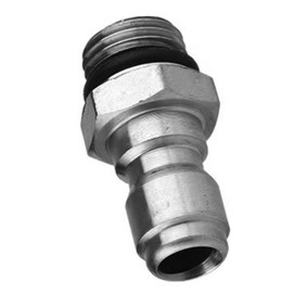 1/4'' Quick Release Connector, 14mm Male Thread to 1/4 inch Quick Release Adapter Pressure Washer Sprayer Snow Foam Lance Bottle Connecting Parts Stainless Steel Coupler