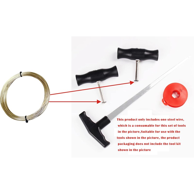 Two Pieces of Windshield Cut-Out Wire Length 20 Meters, (2,