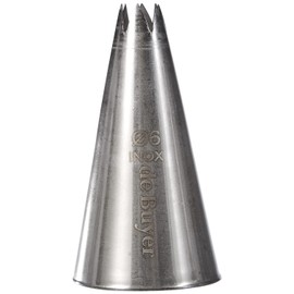 De Buyer 2114.00N Set of 6 Stainless Steel Nozzles for Pastry Bags
