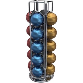 Tavola Swiss 50VERTUO Noltse Kapselspender Lungo für 20 Kapseln, silber, pods