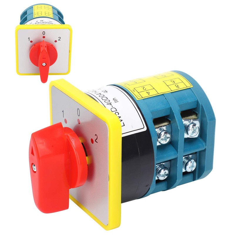 Rotary Cam Changeover Switch 380/220/110V 40A, Universal Rotary Changeover Switch