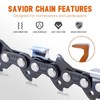 Savior 33RS-72 20 Inch Chainsaw Chain 3/8" Pitch .050" Gauge