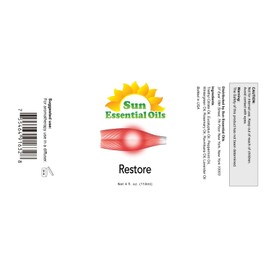 Sun Essential Oils Deep Muscle Relief Blend Oil (Huge 4 Ounce Bottle) Bulk - Sore Muscle Massage Oil - Muscle Ease Essential Oil Blend - Aromatherapy Oils