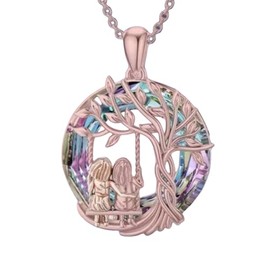 TXDAMAI Tree of Life Necklace Women's Jewellery Necklace Women's Tree of Life Pendant Personality Hollow Out Tree of Life Necklace
