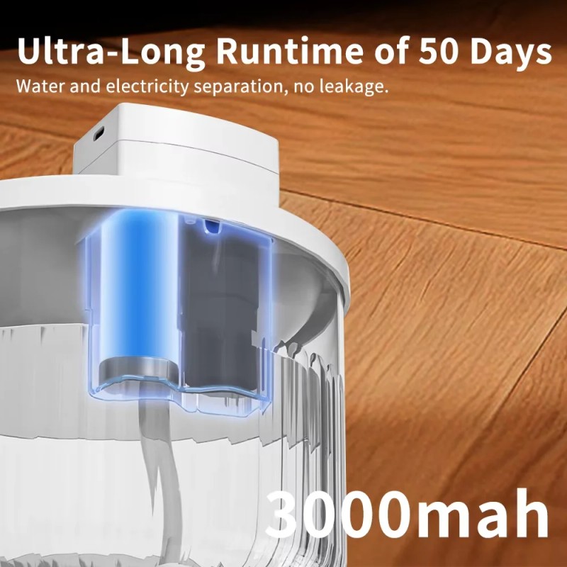 3-7 Days 2L Large Capacity Wireless Smart Sensor Pet Water