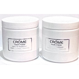 CROME X2 Hair Food Leave In Treatment With Keratin & Collagen Vitamin B5 17 oz